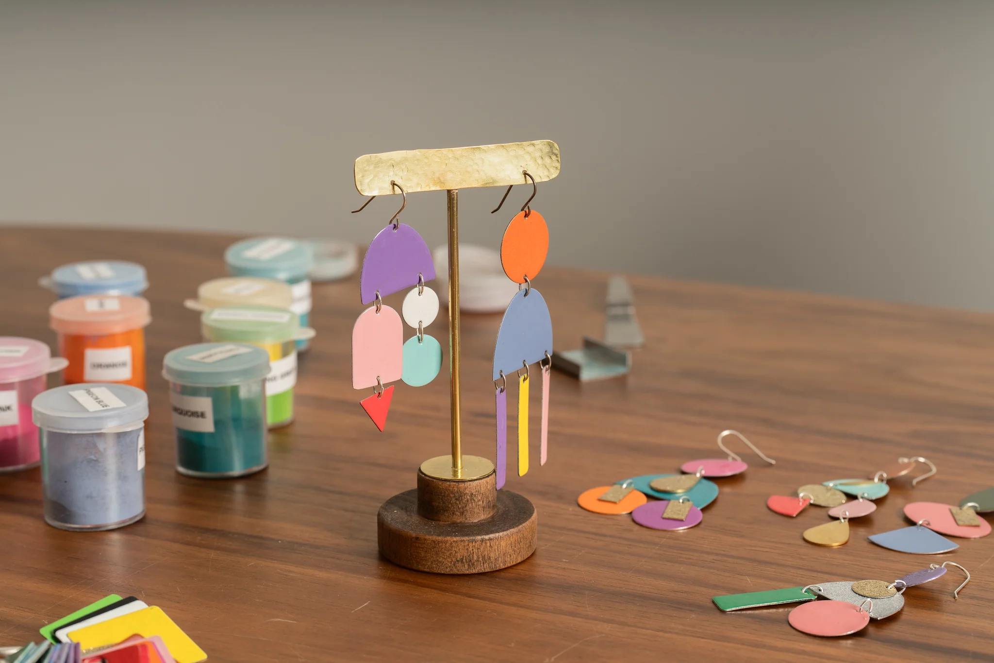 Colour Pop Enamel Earrings with Sue Garrard | SEPPELTSFIELD - Image 8
