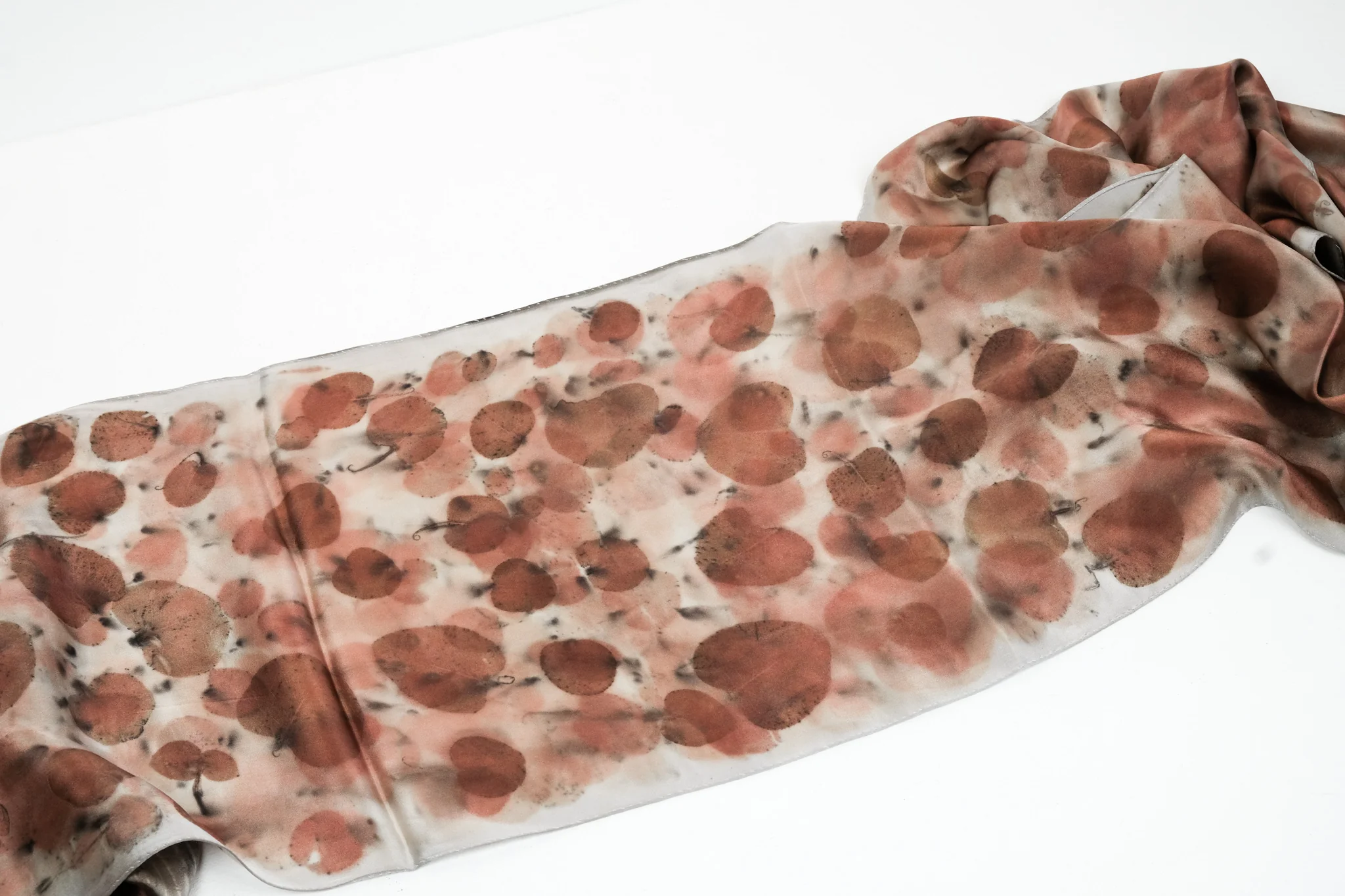 Hand Dyed Silk Scarf - Image 3