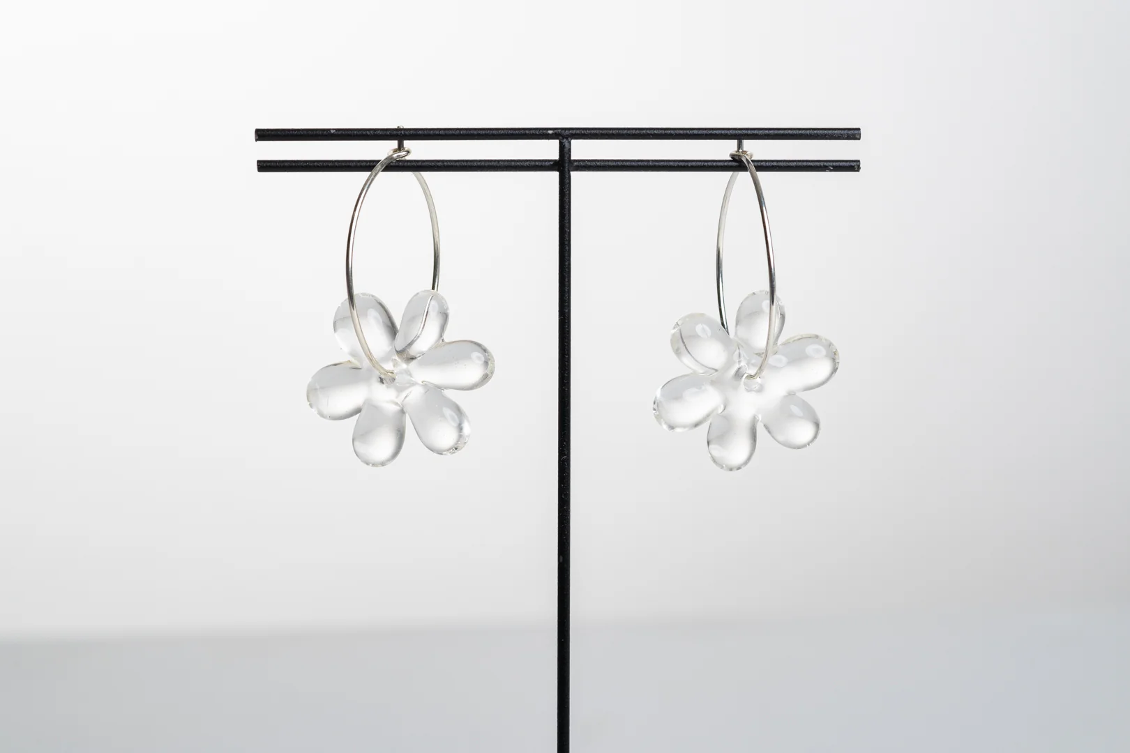 Jelly Flower Hoop Earring - Image 3