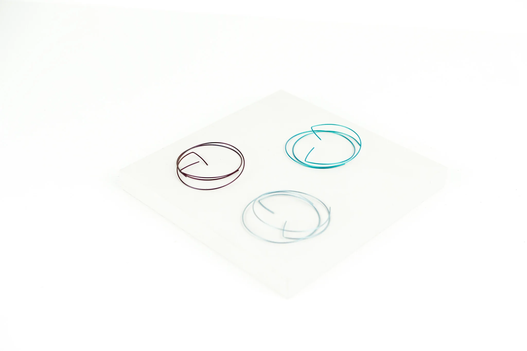 Large Round Wire Earrings