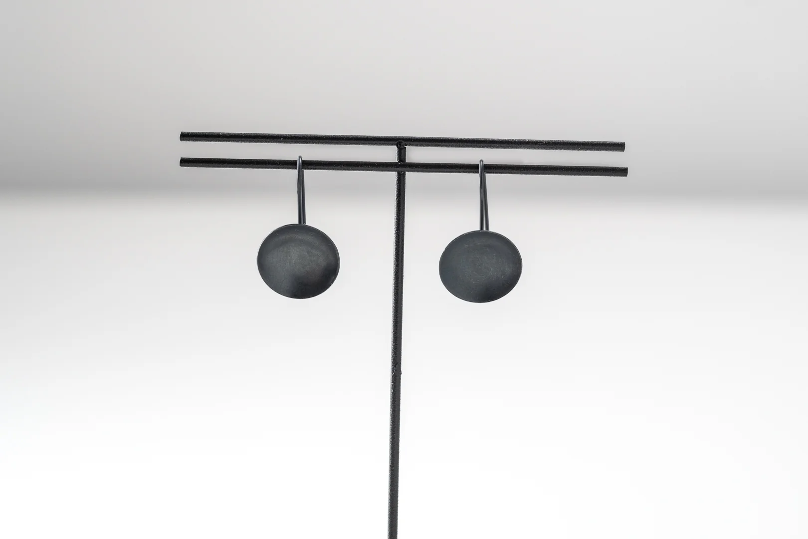 Round Hook Earrings - Image 3
