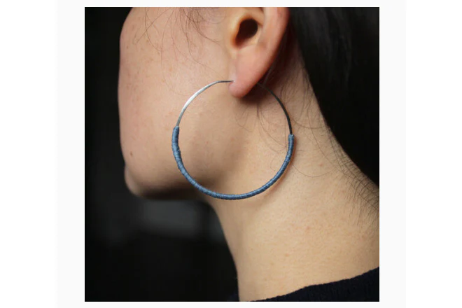 Wrapped Thread Earrings - Image 3